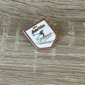 Vintage Ski Lake Tahoe Enamel Pin, 1979